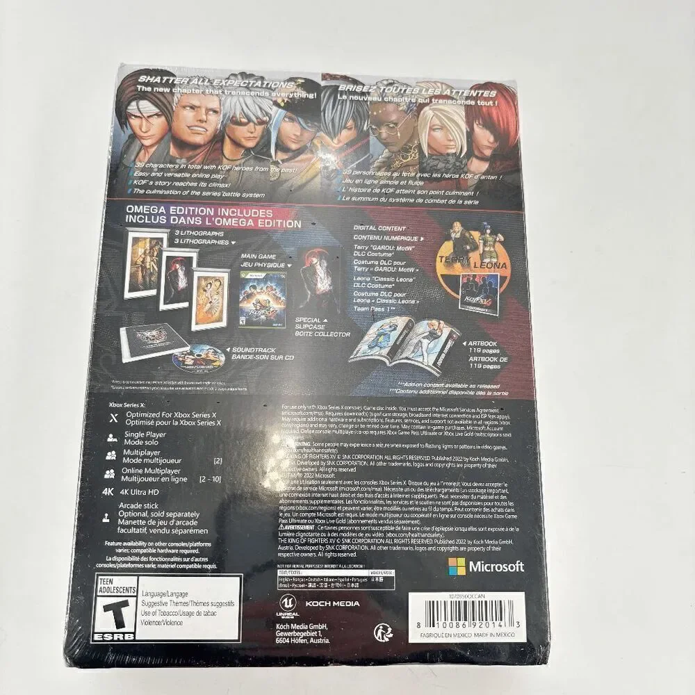 The King of Fighters XV 15 OMEGA Edition KOF (2022) Xbox Series X -‎ US Version